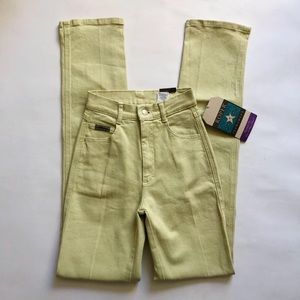 Vtg Roper Pastel Green High Rise Jeans